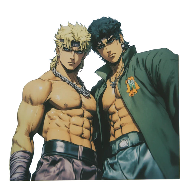 Boxing Jojo Characters Vinyl Car Decal Sticker – Waterproof & UV-Resistant 8"