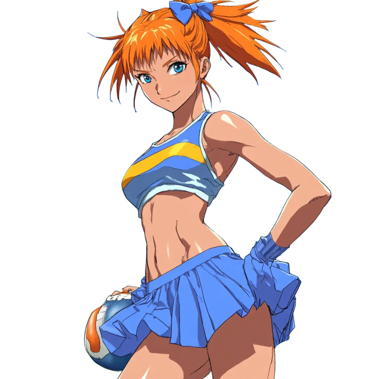 Cheerleader Ichigo Kurosaki Vinyl Car Decal Sticker – Waterproof & UV-Resistant 8"