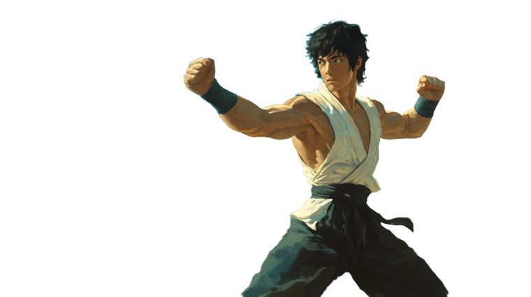 Bruce Lee Anime Vinyl Car Decal Sticker – Waterproof & UV-Resistant 8"