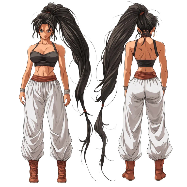 Dragon Ball Z Woman Vinyl Car Decal Sticker – Waterproof & UV-Resistant 8"