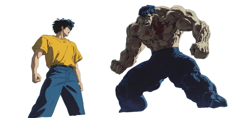 Yusuke Vs Toguro V2 Vinyl Car Decal Sticker – Waterproof & UV-Resistant 8"