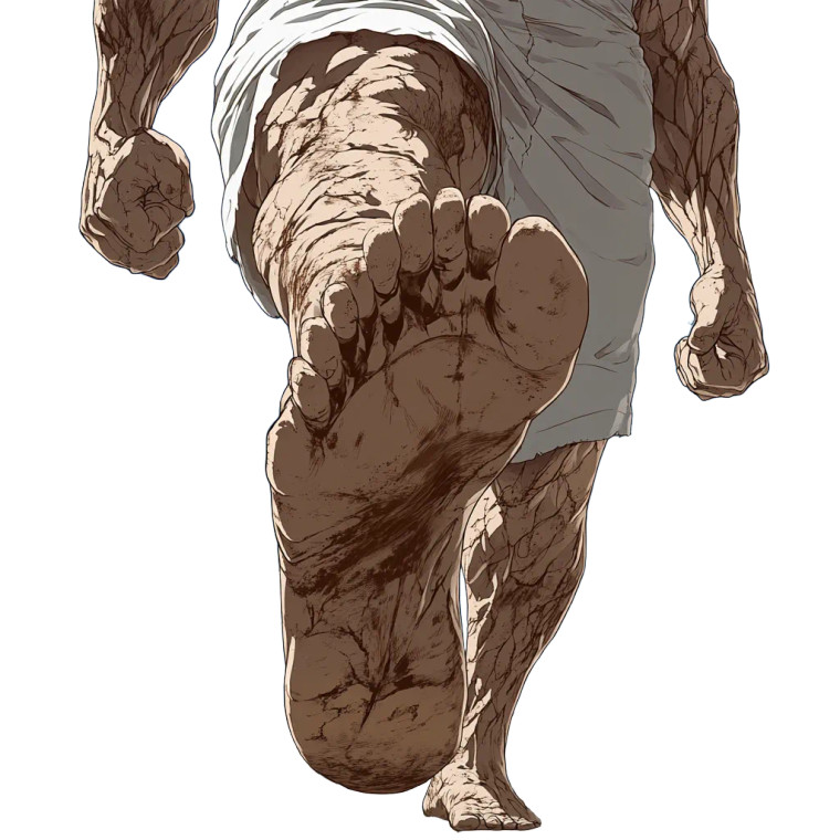 Giant Anime Stomp Vinyl Car Decal Sticker – Waterproof & UV-Resistant 8"