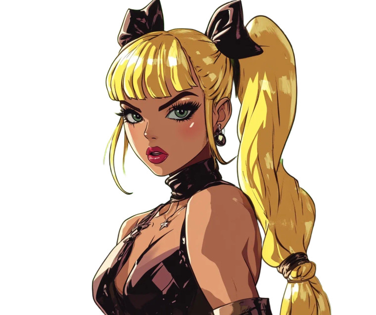 Britney As Bowsette Vinyl Car Decal Sticker – Waterproof & UV-Resistant 8"