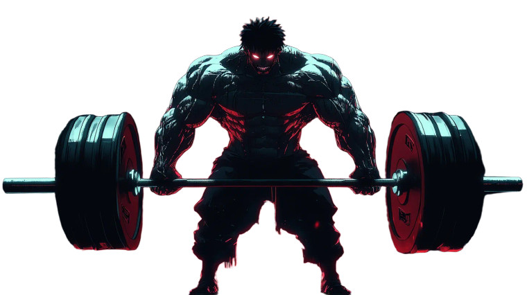 Demonic Strength Display Vinyl Car Decal Sticker – Waterproof & UV-Resistant 8"