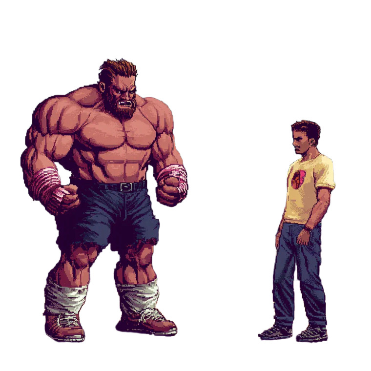 Menu Fight Showdown Vinyl Car Decal Sticker – Waterproof & UV-Resistant 8"