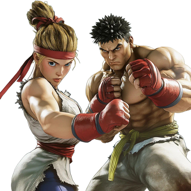 Street Fighter 7 Vinyl Car Decal Sticker – Waterproof & UV-Resistant 8"