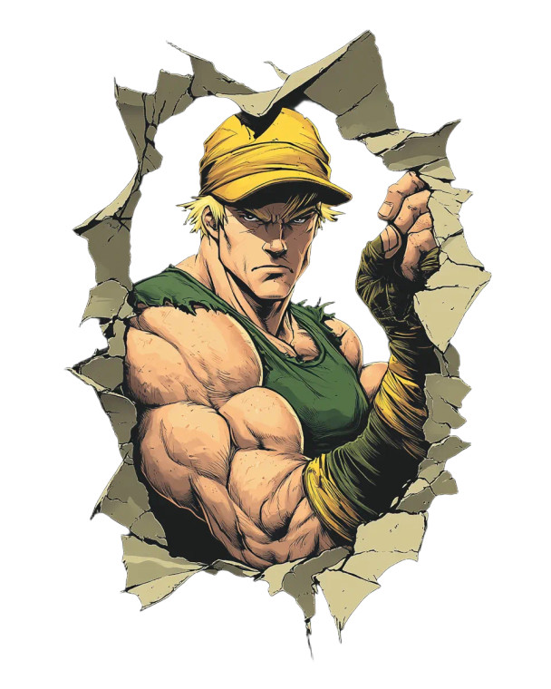 Guile T-Shirt Design Vinyl Car Decal Sticker – Waterproof & UV-Resistant 8"