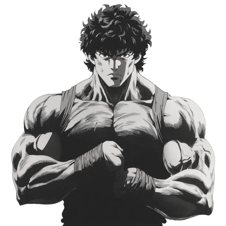 Baki Hanma Pose V2 Vinyl Car Decal Sticker – Waterproof & UV-Resistant 8"