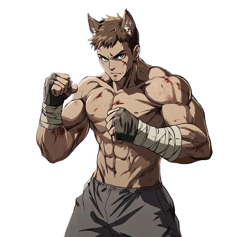 Anime Brawler V2 Vinyl Car Decal Sticker – Waterproof & UV-Resistant 8"