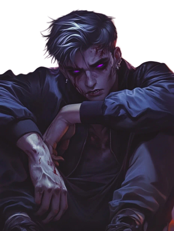 Shy Zombie Character Vinyl Car Decal Sticker – Waterproof & UV-Resistant 8"