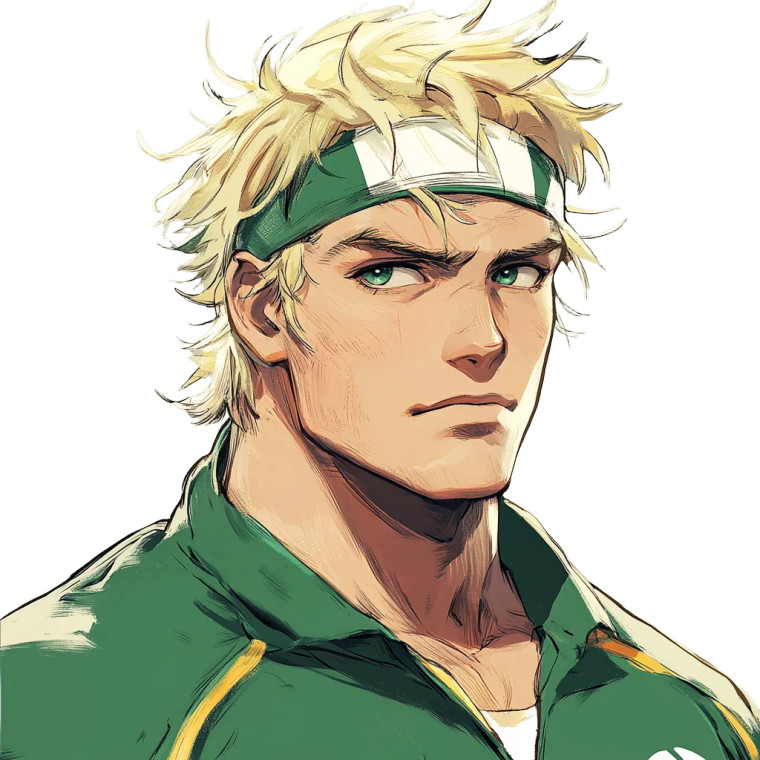 Manga Rugby Player Vinyl Car Decal Sticker – Waterproof & UV-Resistant 8"