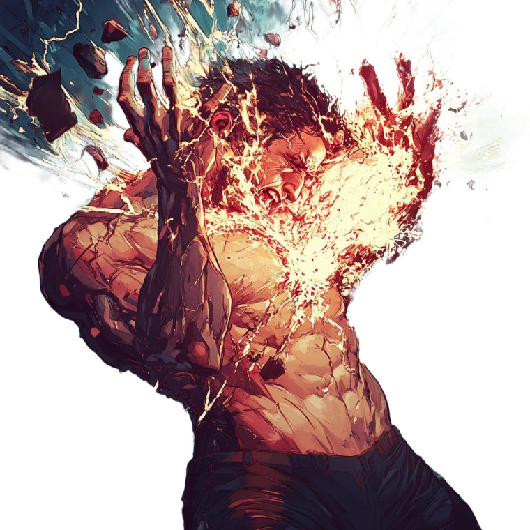 Marvel Comic Man Vinyl Car Decal Sticker – Waterproof & UV-Resistant 8"