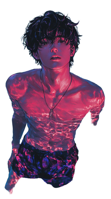 Pop Star Poolside Vinyl Car Decal Sticker – Waterproof & UV-Resistant 8"