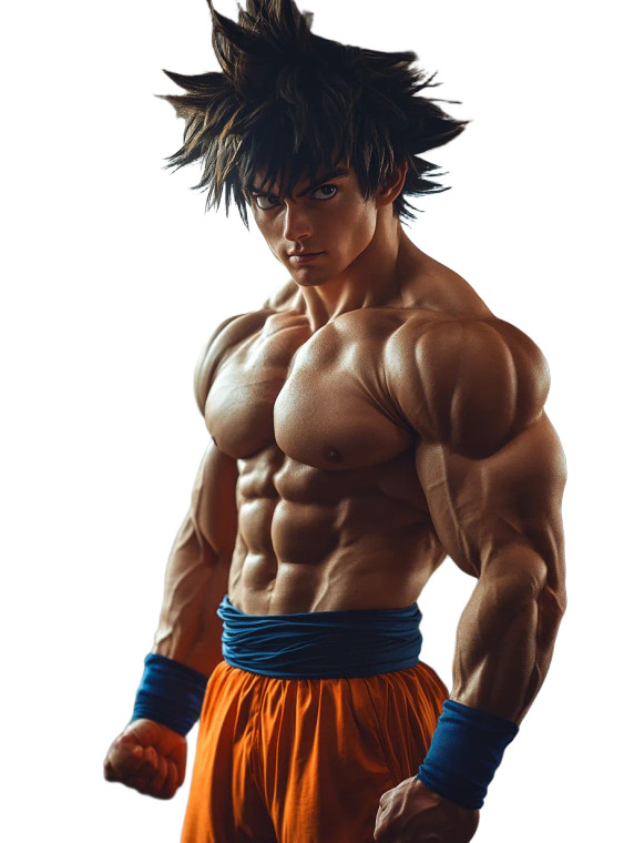 Goku Gym Workout V2 Vinyl Car Decal Sticker – Waterproof & UV-Resistant 8"