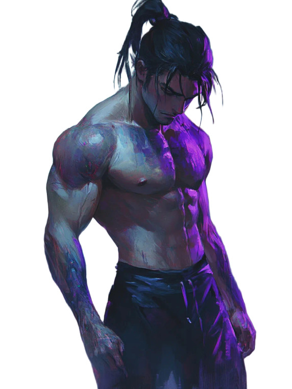 Dark Anime Warrior Vinyl Car Decal Sticker – Waterproof & UV-Resistant 8"