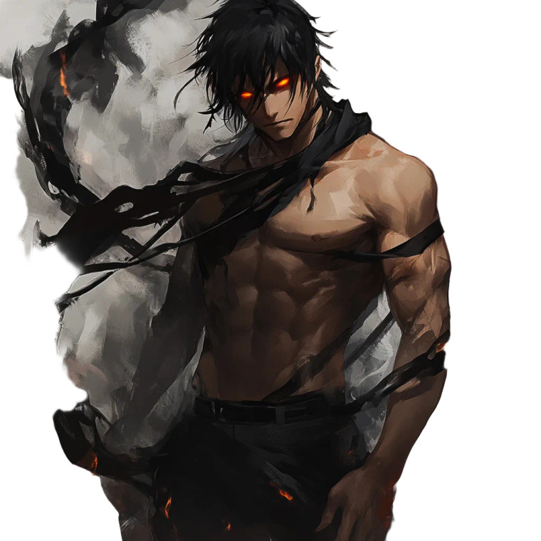 Evil Anime Male V2 Vinyl Car Decal Sticker – Waterproof & UV-Resistant 8"