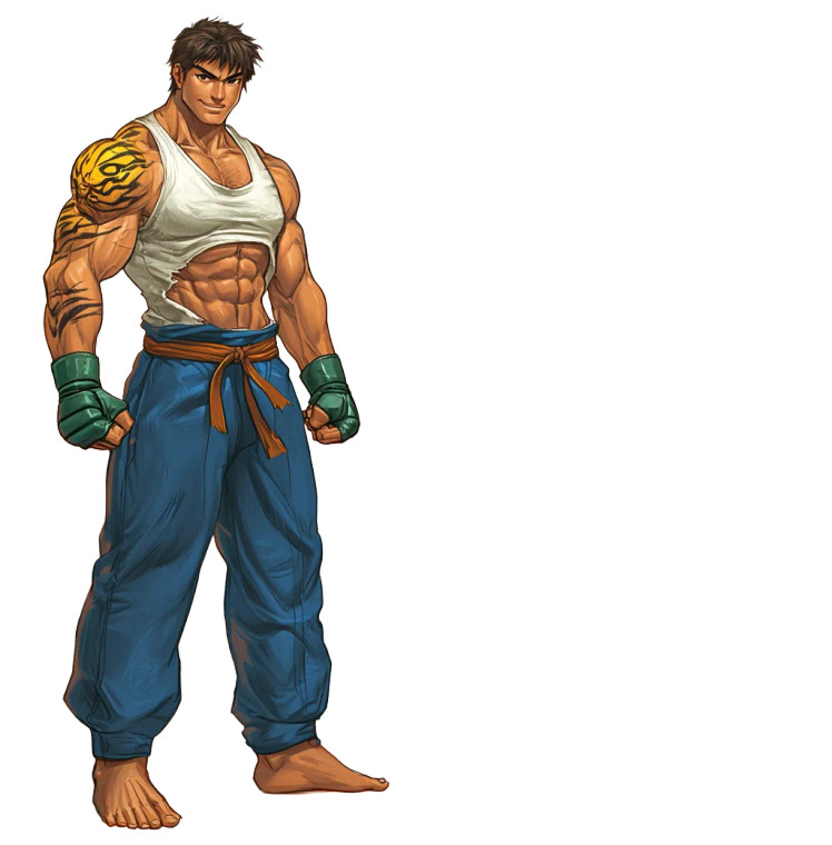 Street Fighter Character V5 Vinyl Car Decal Sticker – Waterproof & UV-Resistant 8"