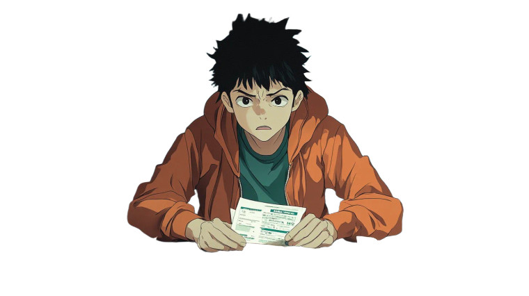 Stressed Student Finances Vinyl Car Decal Sticker – Waterproof & UV-Resistant 8"