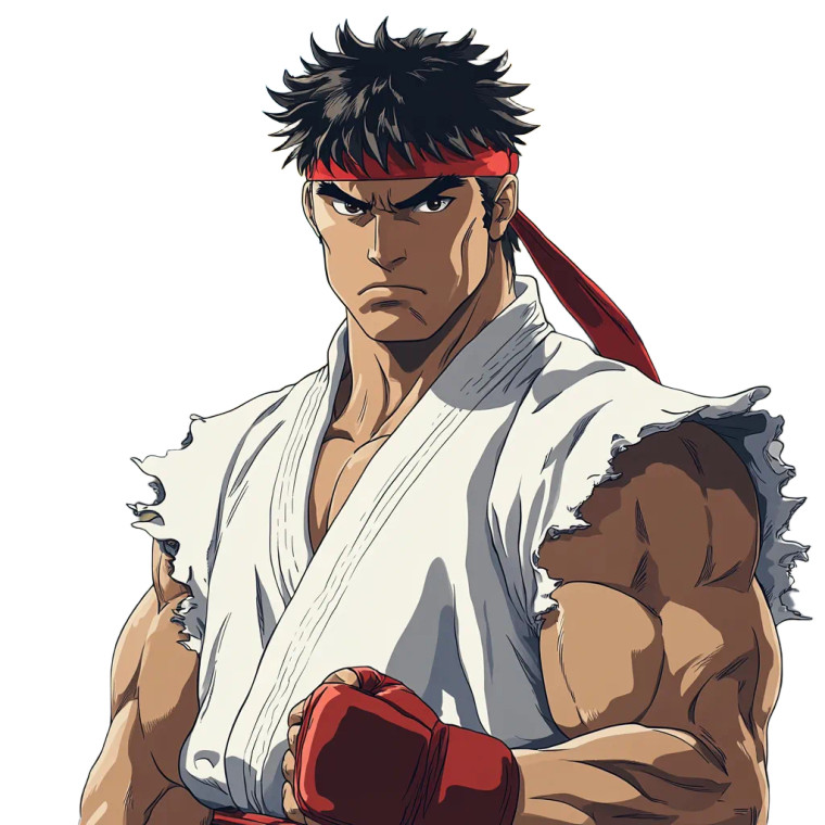 Ryu Training V3 Vinyl Car Decal Sticker – Waterproof & UV-Resistant 8"