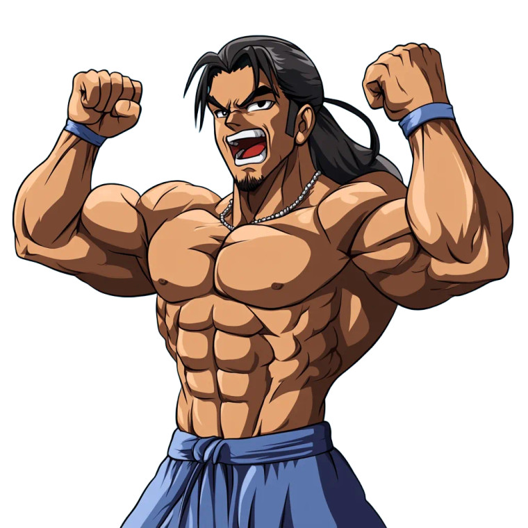 Anime Indian Guy V3 Vinyl Car Decal Sticker – Waterproof & UV-Resistant 8"