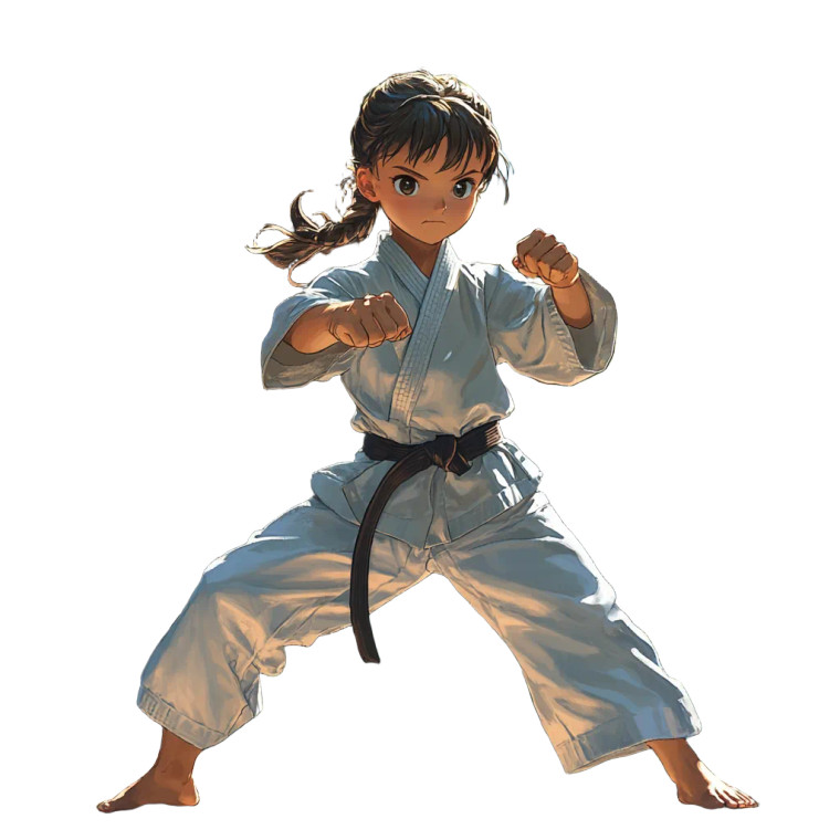 Karate Girl Kicking V2 Vinyl Car Decal Sticker – Waterproof & UV-Resistant 8" Karate Girl Kicking V2 Vinyl Car Decal Sticker – Waterproof & UV-Resistant 8"