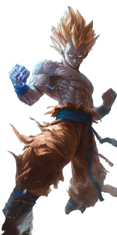 Super Saiyan Gohan Vinyl Car Decal Sticker – Waterproof & UV-Resistant 8"