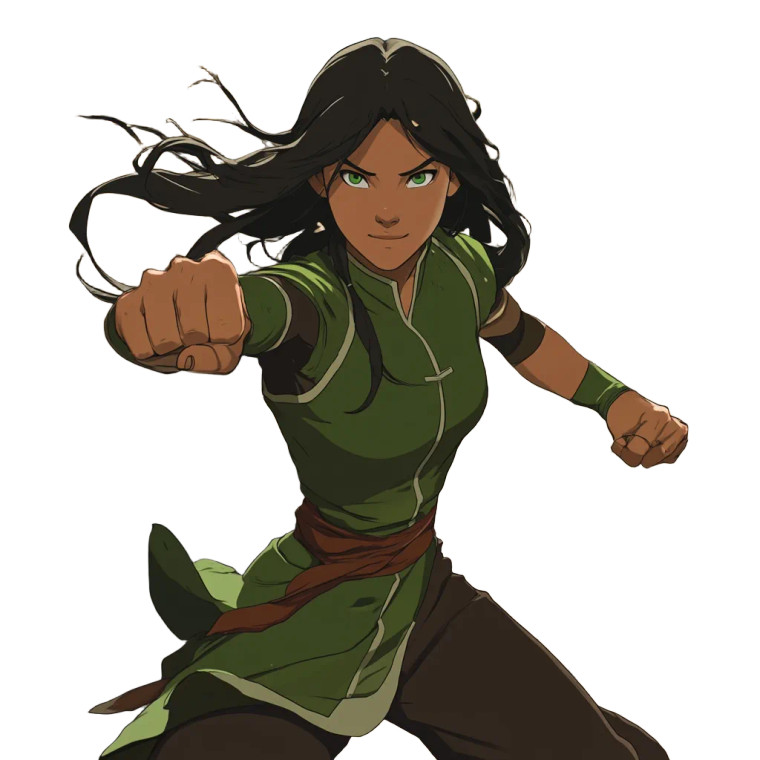 Earth Kingdom Fighter Vinyl Car Decal Sticker – Waterproof & UV-Resistant 8"