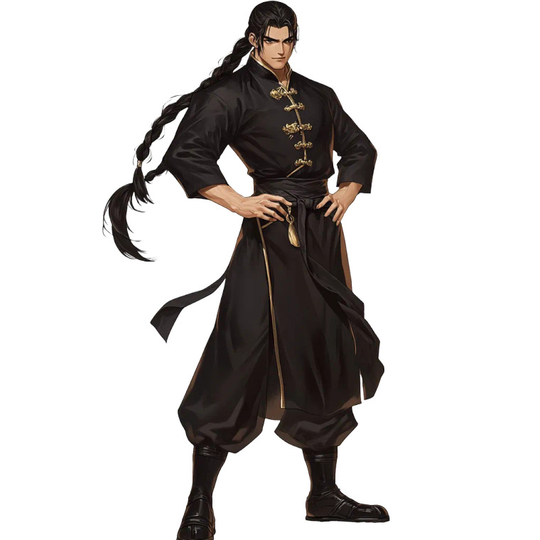 Fei-Long Kung Fu Vinyl Car Decal Sticker – Waterproof & UV-Resistant 8"