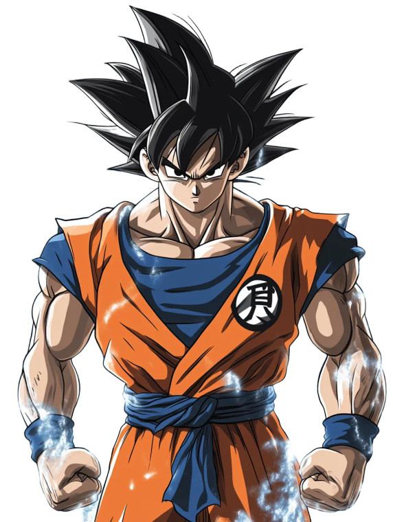 Goku Super Saiyan 3 Vinyl Car Decal Sticker – Waterproof & UV-Resistant 8"