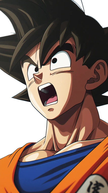 Intrigued Goku Vinyl Car Decal Sticker – Waterproof & UV-Resistant 8"