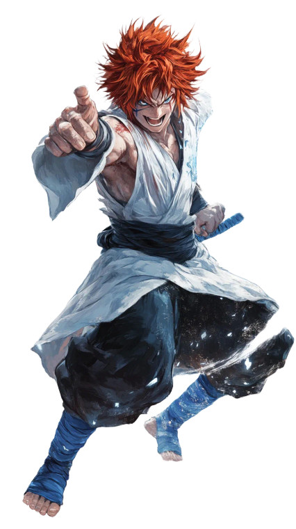 Akaza Demon Slayer Vinyl Car Decal Sticker – Waterproof & UV-Resistant 8"