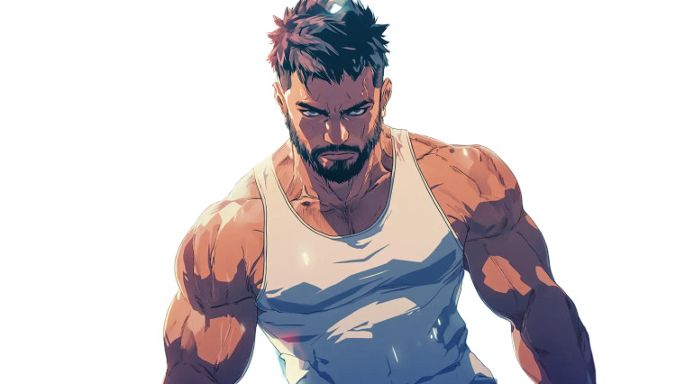 Anime Sport Man V2 Vinyl Car Decal Sticker – Waterproof & UV-Resistant 8"