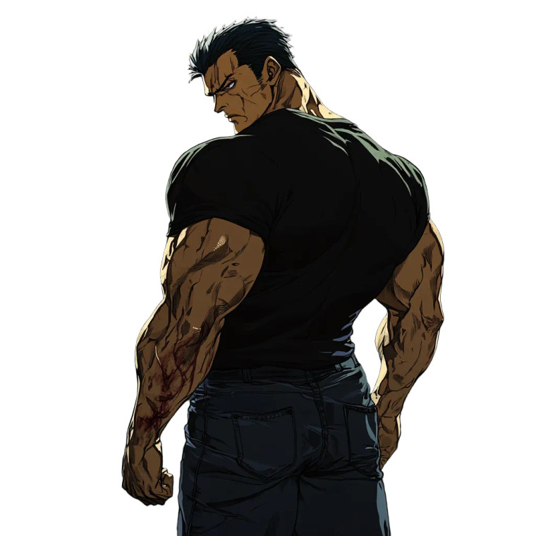 90S Anime Gangster Vinyl Car Decal Sticker – Waterproof & UV-Resistant 8"