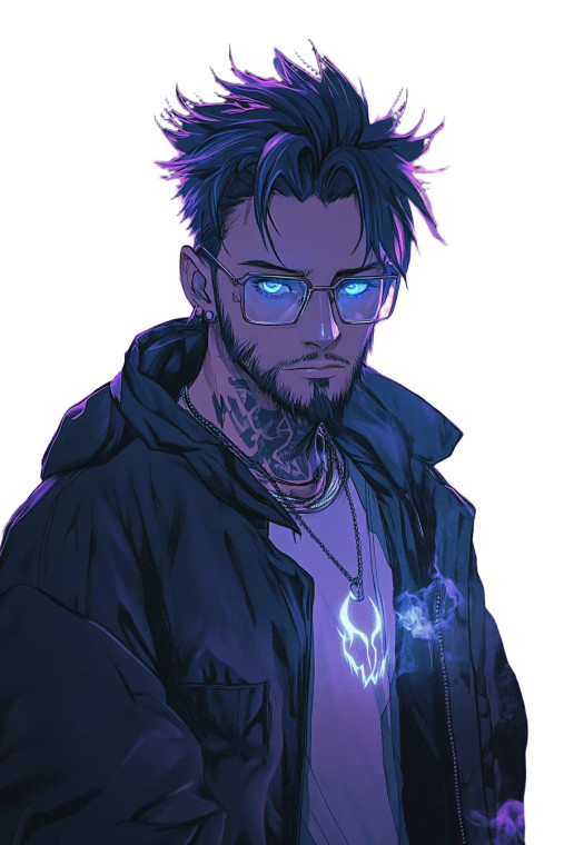 Neon Samurai Vinyl Car Decal Sticker – Waterproof & UV-Resistant 8"