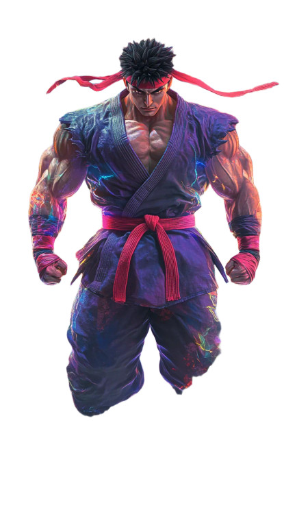 Evil Ryu Aura Vinyl Car Decal Sticker – Waterproof & UV-Resistant 8"