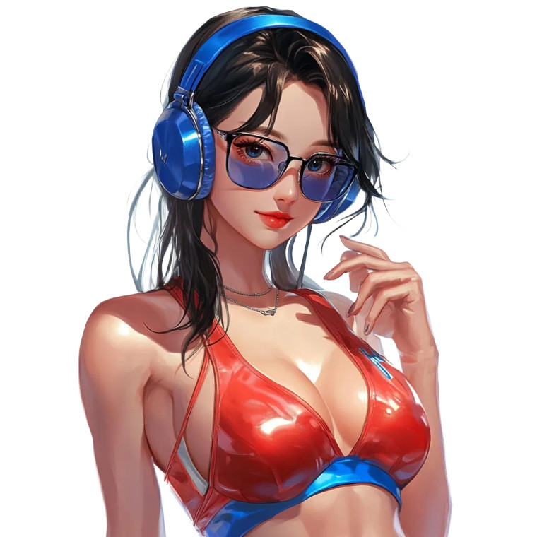 Hot Tech Fashionista Vinyl Car Decal Sticker – Waterproof & UV-Resistant 8"