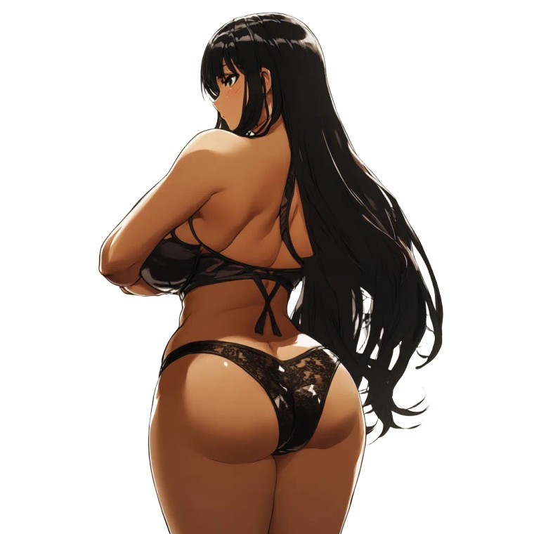 Bad Anime Girl V3 Vinyl Car Decal Sticker – Waterproof & UV-Resistant 8"