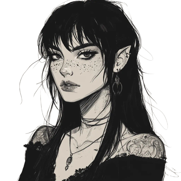 Shadar Kai Vampire Vinyl Car Decal Sticker – Waterproof & UV-Resistant 8"