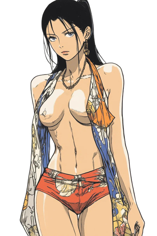 Nico Robin Style Vinyl Car Decal Sticker – Waterproof & UV-Resistant 8"