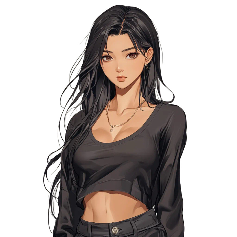 Anime-Inspired Character Art Vinyl Car Decal Sticker – Waterproof & UV-Resistant 8"