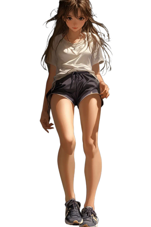 Anime Woman Running Vinyl Car Decal Sticker – Waterproof & UV-Resistant 8" Anime Woman Running Vinyl Car Decal Sticker – Waterproof & UV-Resistant 8"