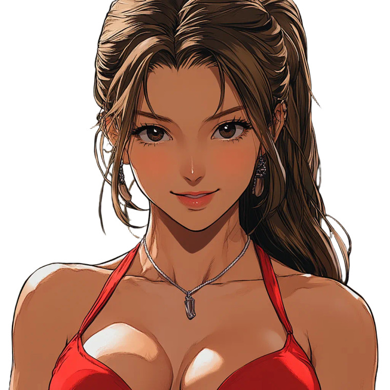 Mai Shiranui V2 Vinyl Car Decal Sticker – Waterproof & UV-Resistant 8"