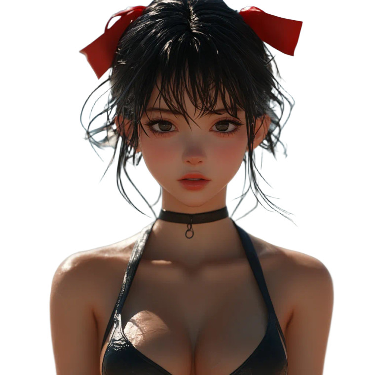 Anime Girl Micro Bikini Vinyl Car Decal Sticker – Waterproof & UV-Resistant 8"