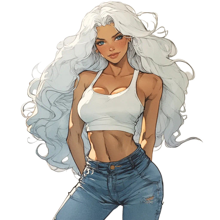 Dolphin Girl Vinyl Car Decal Sticker – Waterproof & UV-Resistant 8"