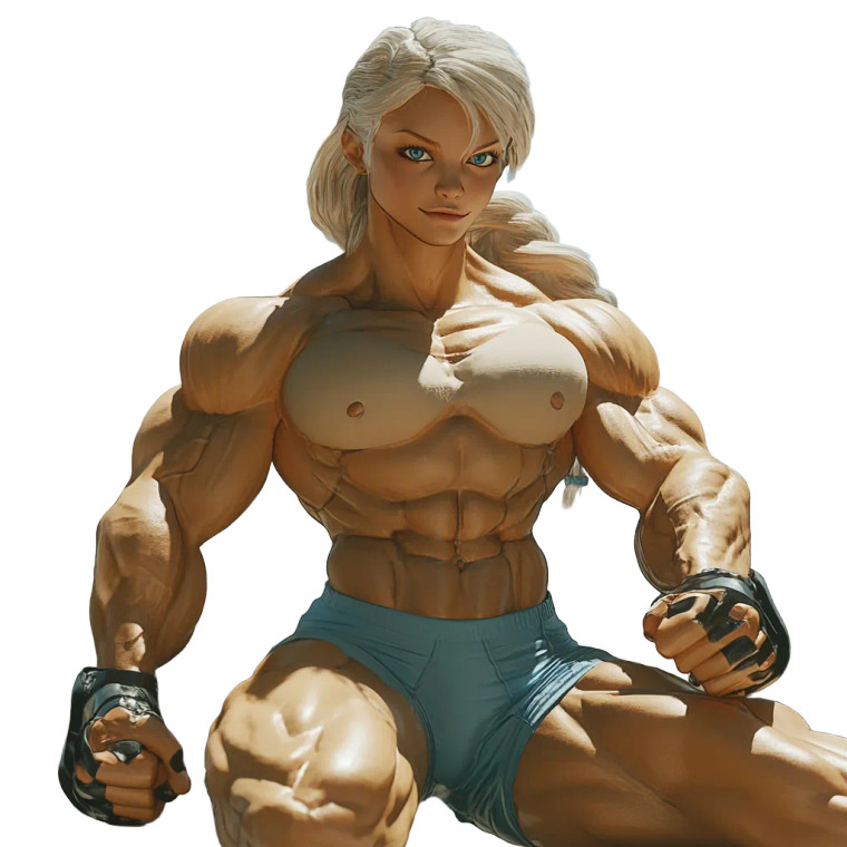 Muscular Torso Vinyl Car Decal Sticker – Waterproof & UV-Resistant 8"