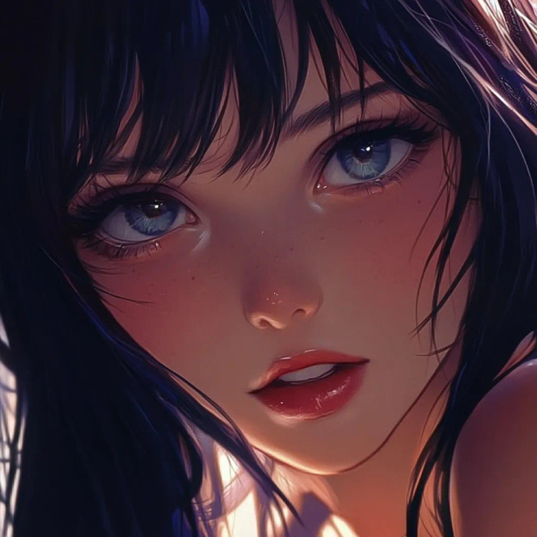 Playful Anime Girl V2 Vinyl Car Decal Sticker – Waterproof & UV-Resistant 8"