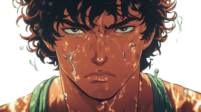 Baki Anime Character Vinyl Car Decal Sticker – Waterproof & UV-Resistant 8"