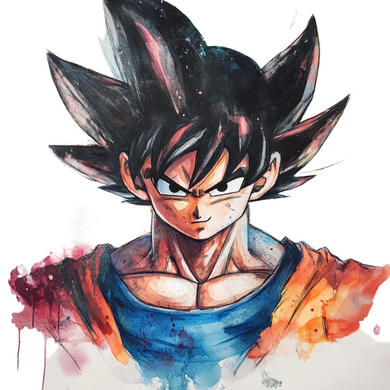 Goku V10 Vinyl Car Decal Sticker – Waterproof & UV-Resistant 8"