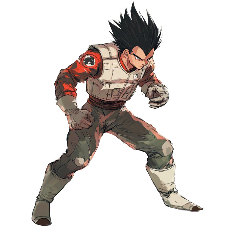 Anime Fighter Pilot Vinyl Car Decal Sticker – Waterproof & UV-Resistant 8"