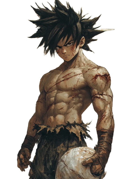 Super Saiyan Boy V2 Vinyl Car Decal Sticker – Waterproof & UV-Resistant 8"